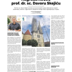 Nagrada KOLOS  prof. dr. sc. Davoru Skejiću